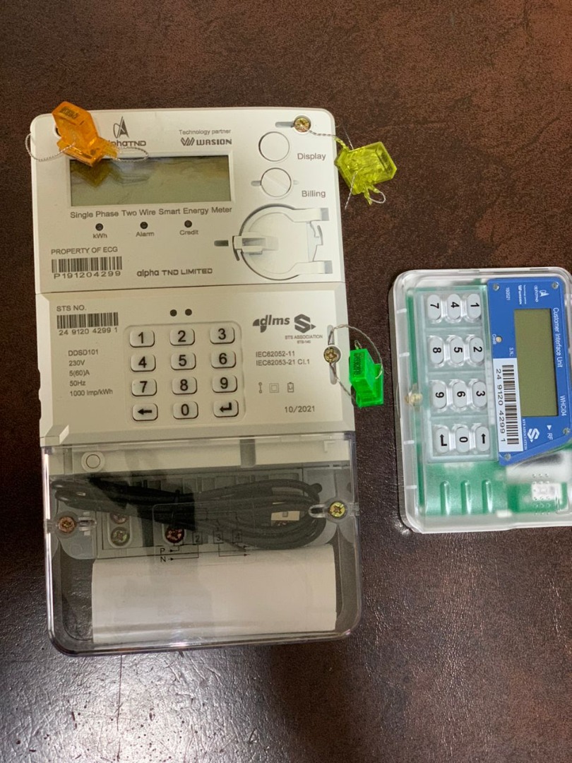 A smart meter A smart meter